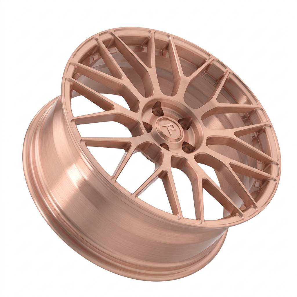 RZR LXXXIX forged wheel — Brushed Rose Gold