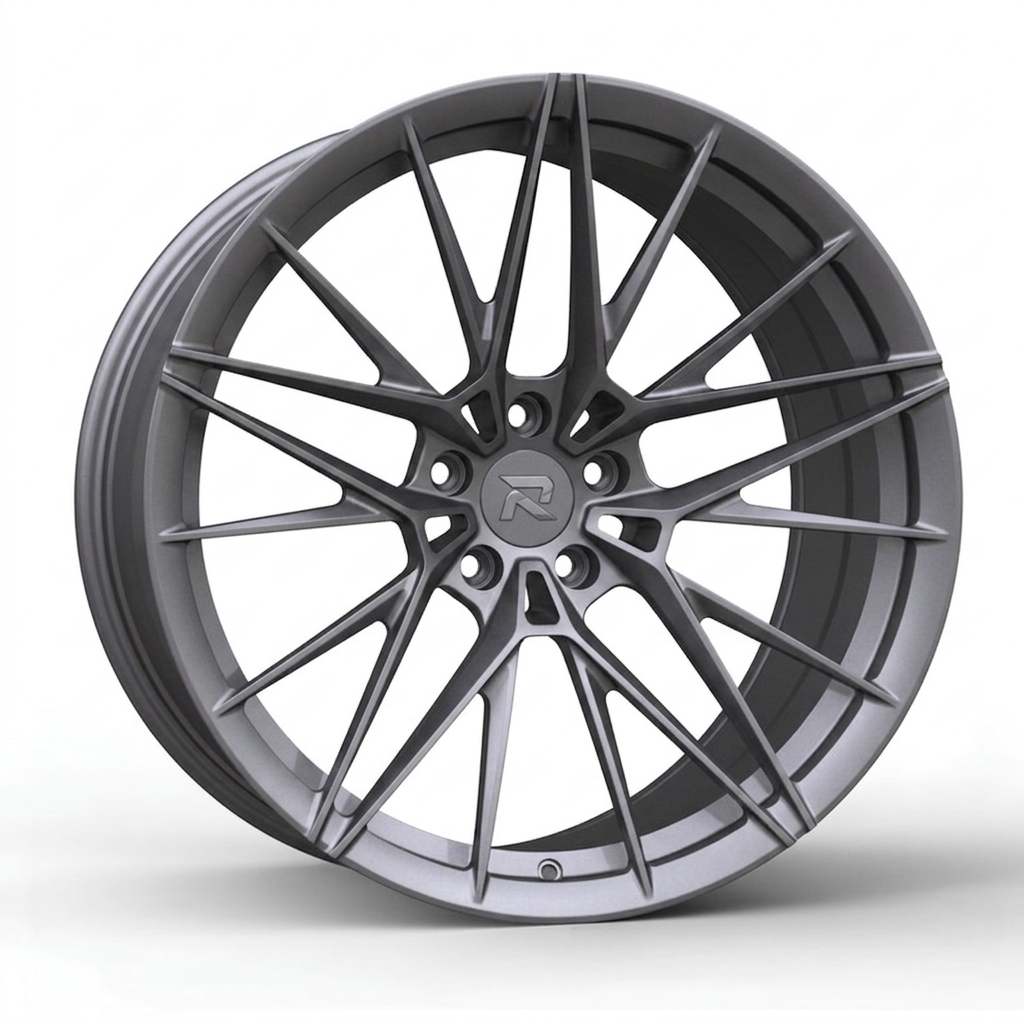 RZR CLXXXVII forged wheel — Satin Gunmetal