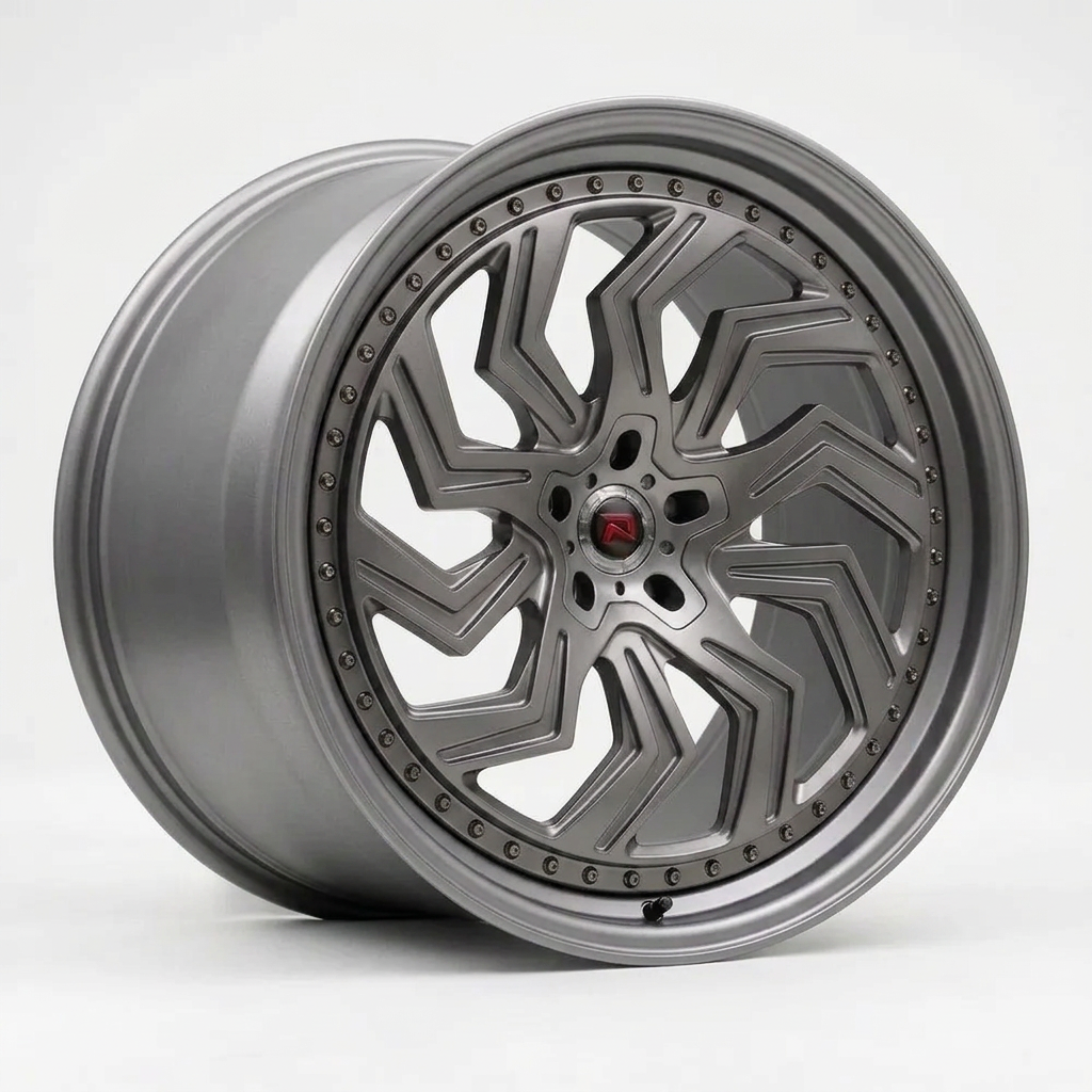 RZR XXXIX forged wheel — Satin Gunmetal