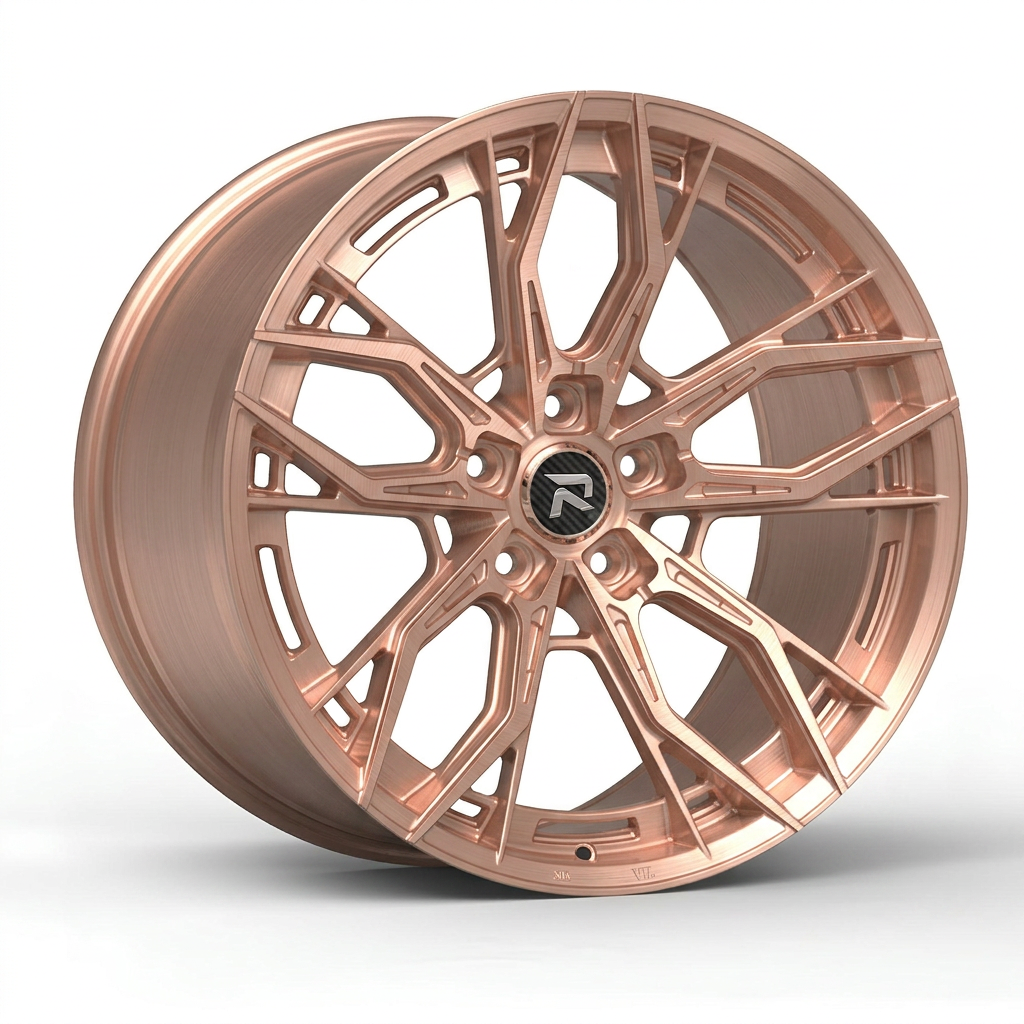 RZR CXXXV forged wheel — Brushed Rose Gold