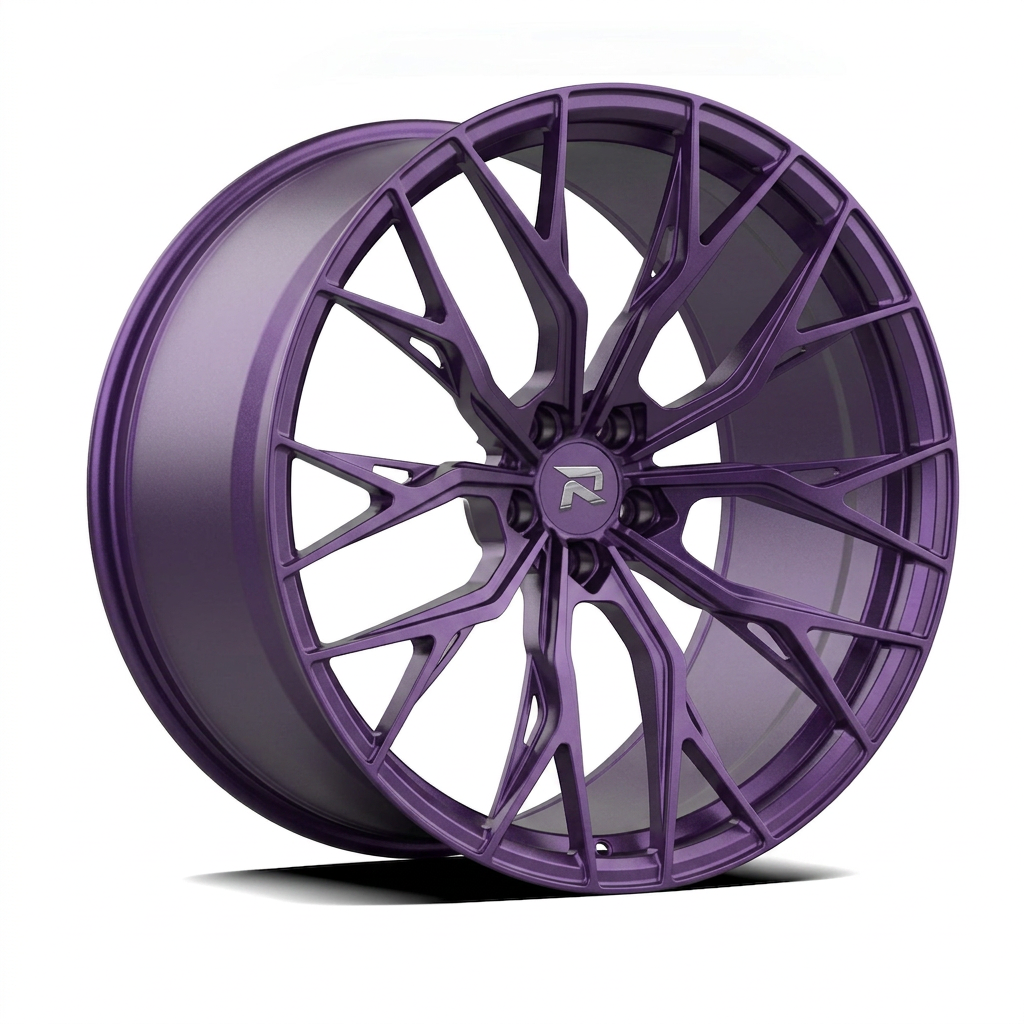 RZR CCII forged wheel — Satin Purple Metallic
