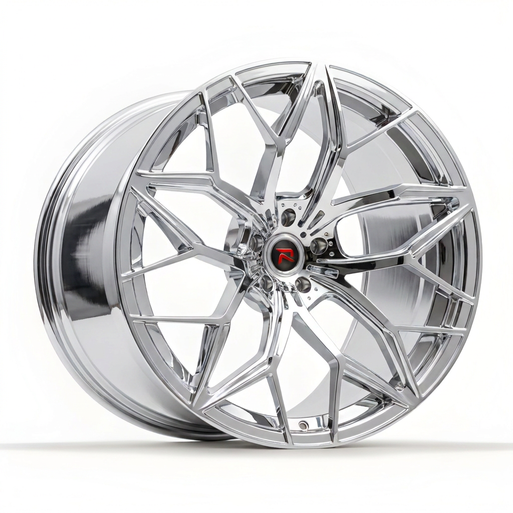 RZR XI forged wheel — Full Polished Chrome