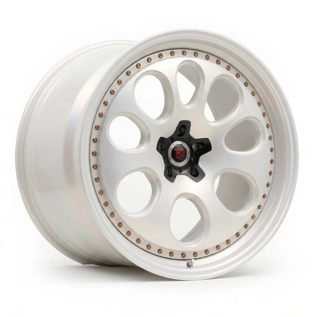 RZR XXIV forged wheel — Satin White Pearl