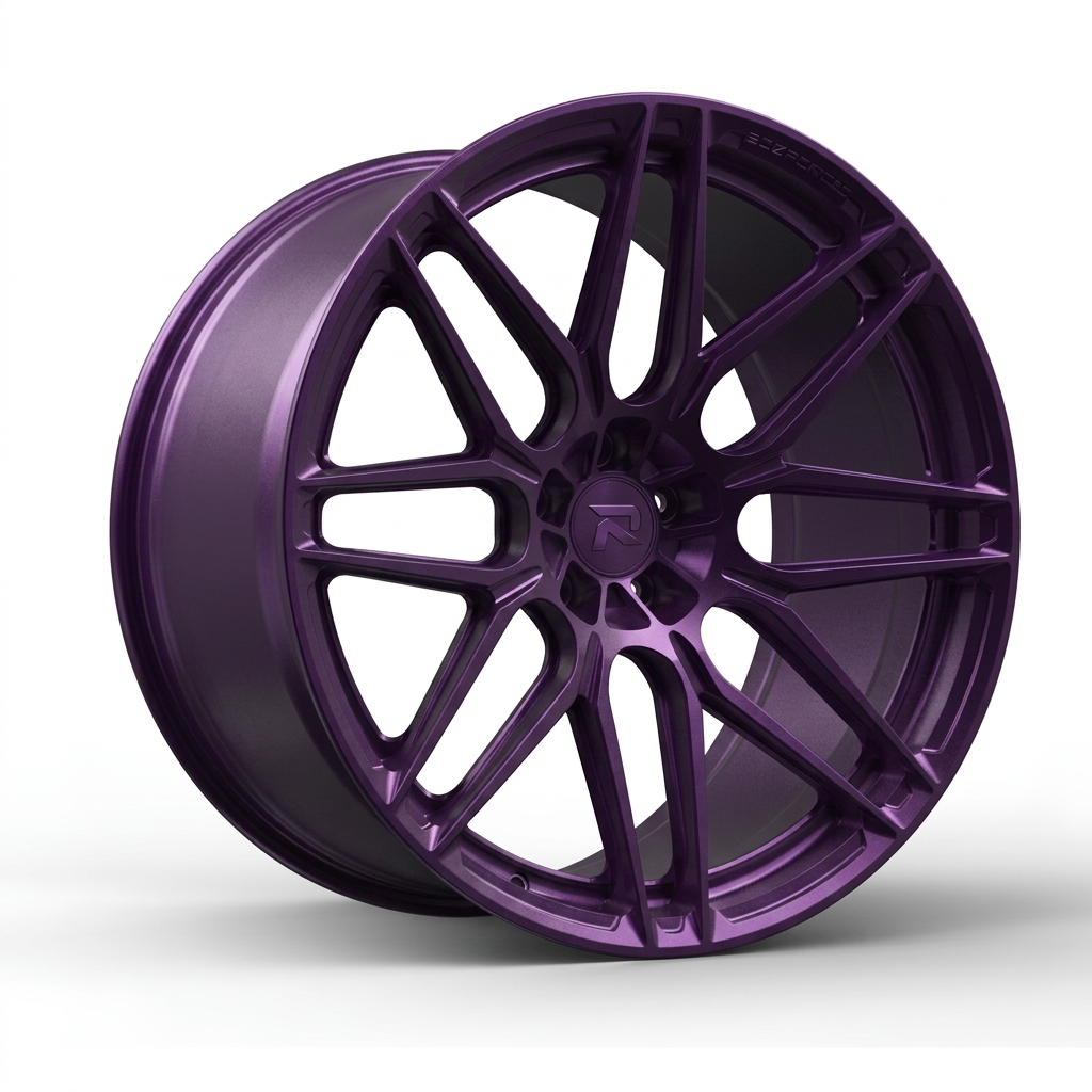 RZR CXVIII forged wheel — Satin Purple Metallic