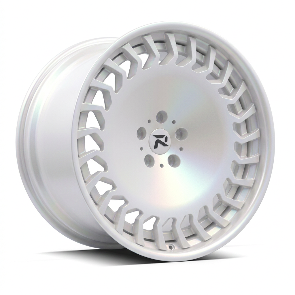 RZR CX forged wheel — Satin White Pearl