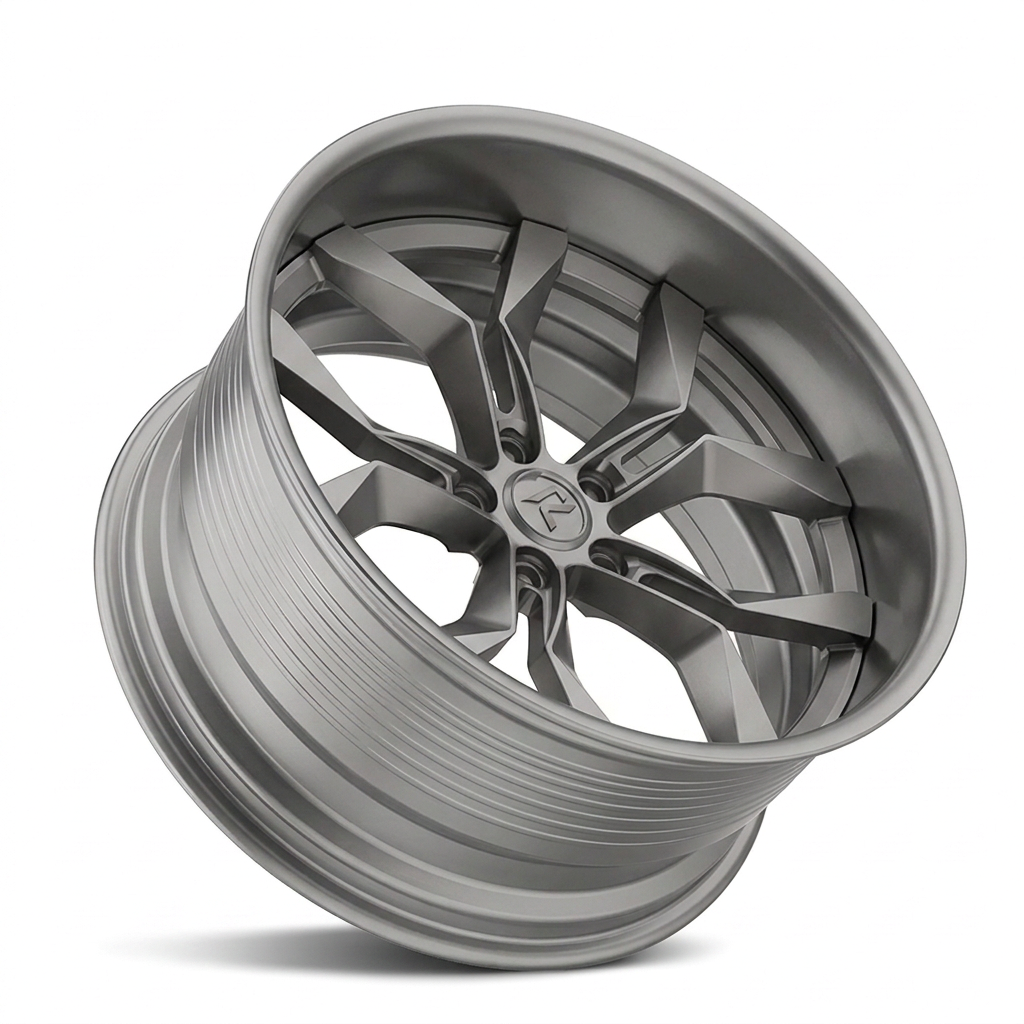 RZR LIX forged wheel — Satin Titanium Grey