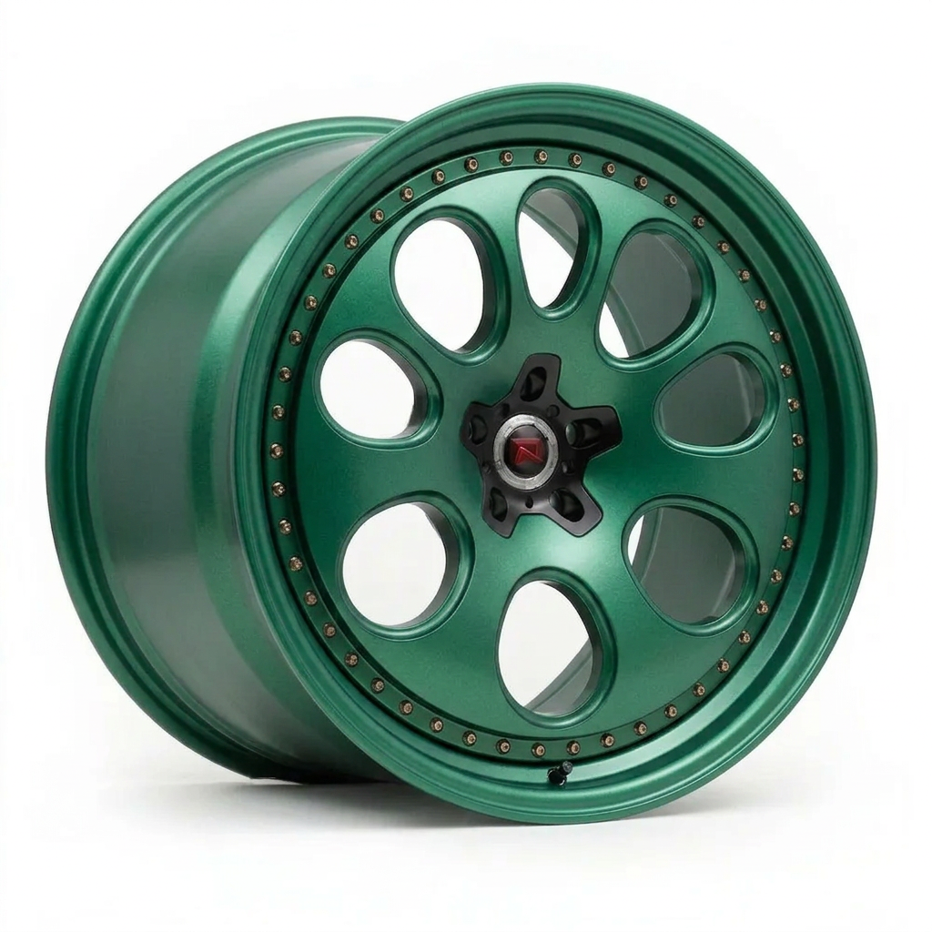 RZR XXIV forged wheel — Satin Emerald Metallic