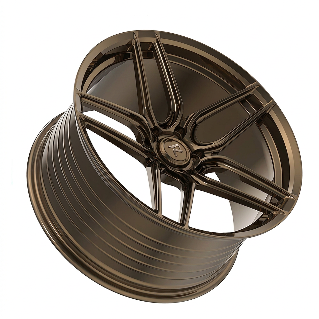RZR XCI forged wheel — Tinted Bronze Chrome