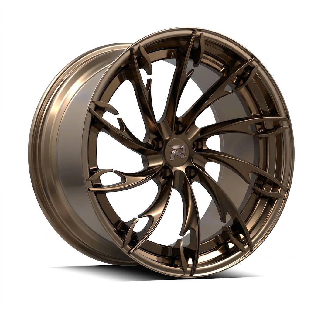 RZR CV forged wheel — Tinted Bronze Chrome