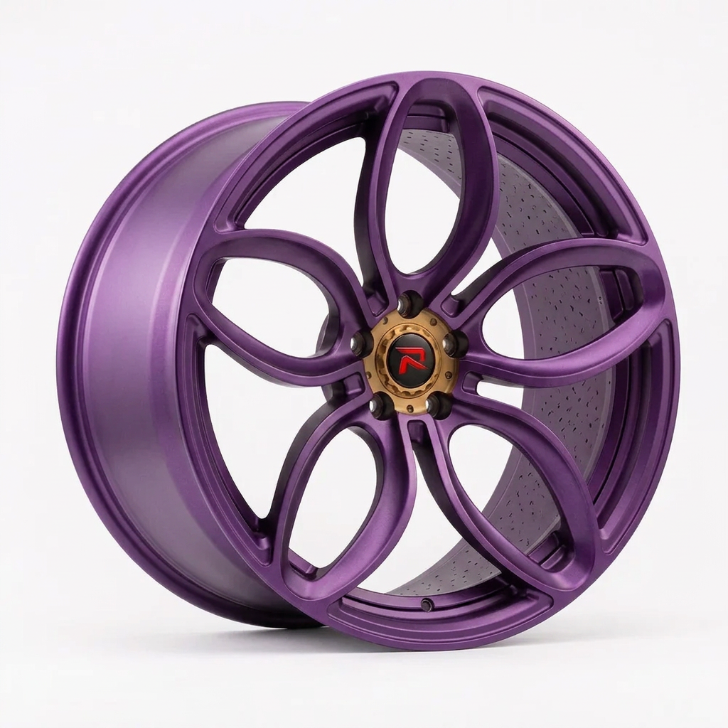 RZR XLVIII forged wheel — Satin Purple Metallic