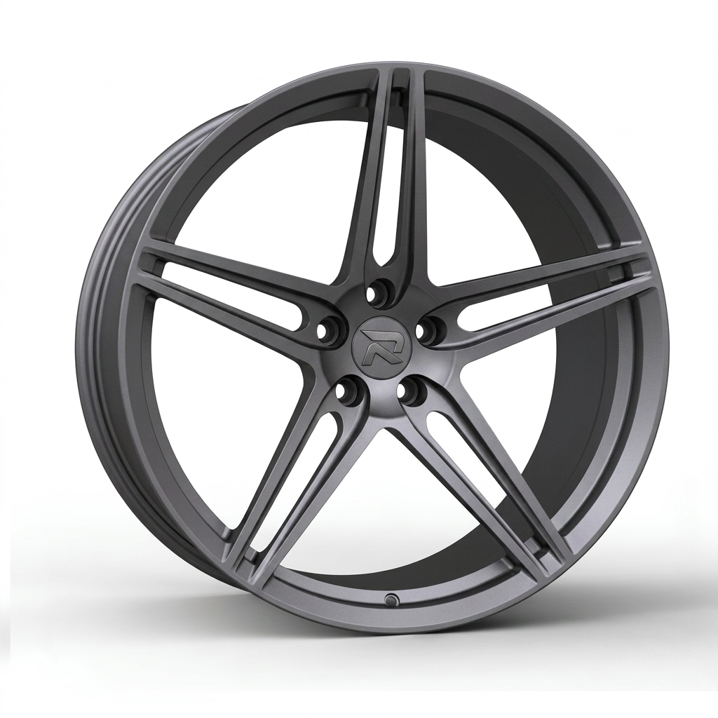 RZR CXXVII forged wheel — Satin Gunmetal