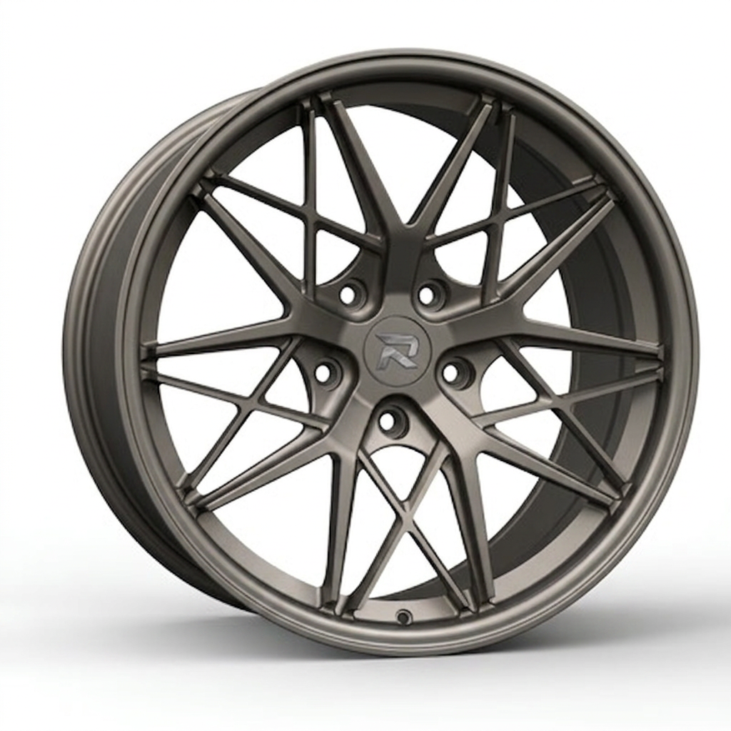 RZR CLXXIII forged wheel — Satin Titanium Grey