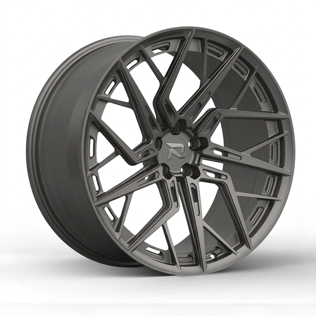 RZR CLIV forged wheel — Satin Titanium Grey
