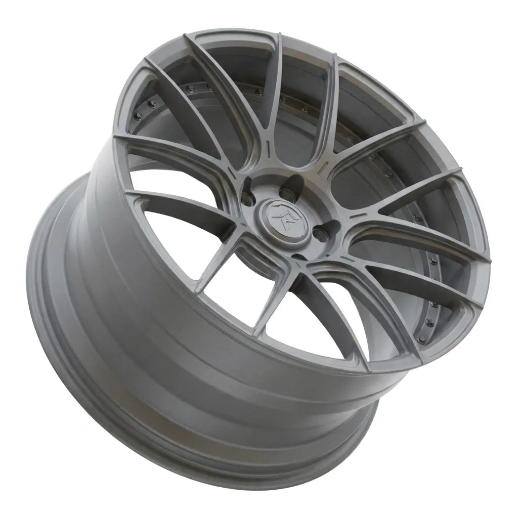 RZR II forged wheel — Satin Silver / Full Matte