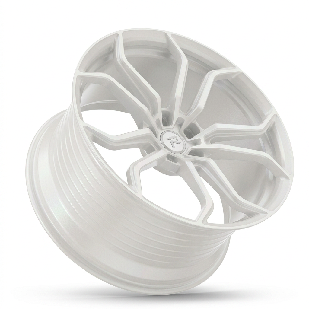 RZR LXXVII forged wheel — Satin White Pearl