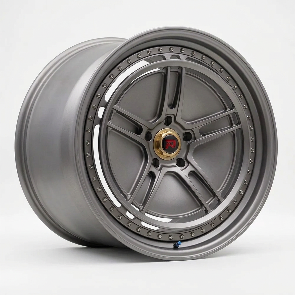 RZR XL forged wheel — Satin Titanium Grey