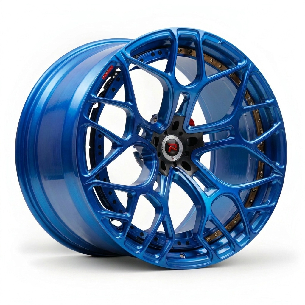 RZR XII forged wheel — Gloss Candy Blue