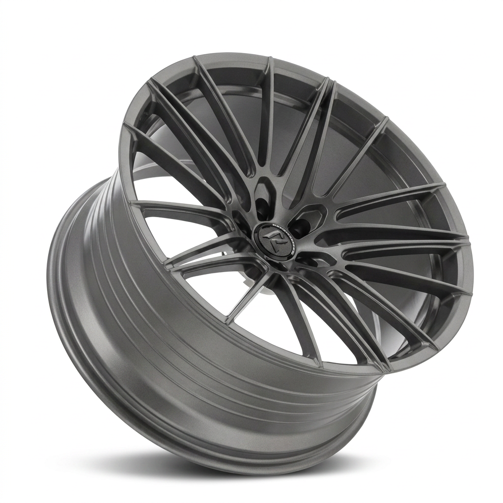 RZR LXXIII forged wheel — Satin Gunmetal