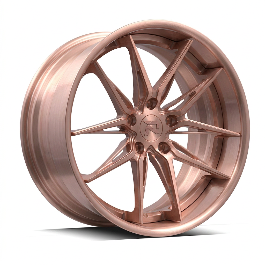 RZR C forged wheel — Brushed Rose Gold