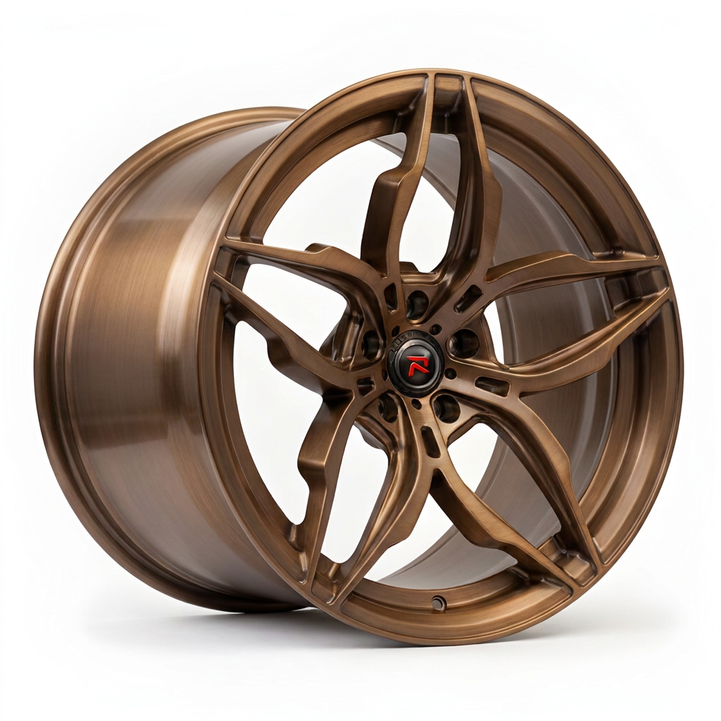 RZR XVI forged wheel — Brushed Bronze