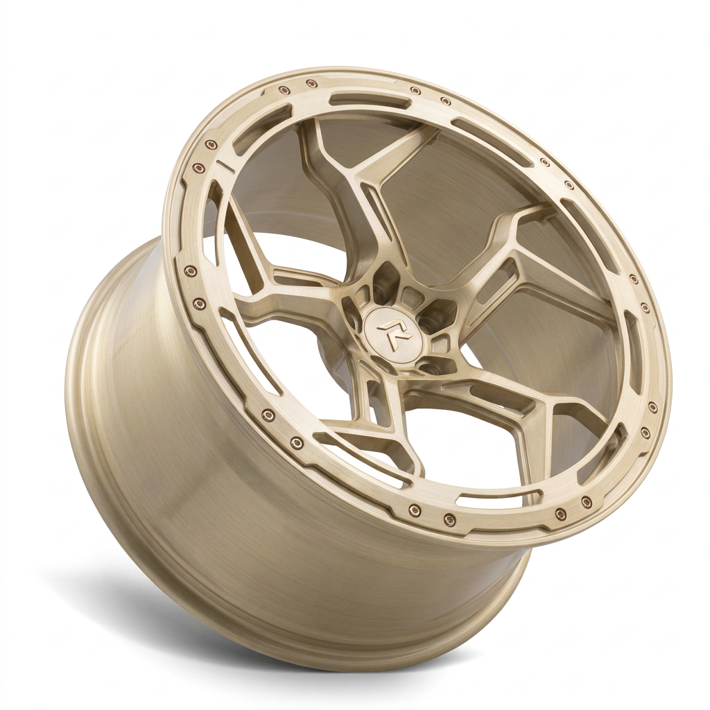 RZR LXXXVIII forged wheel — Brushed Champagne Gold