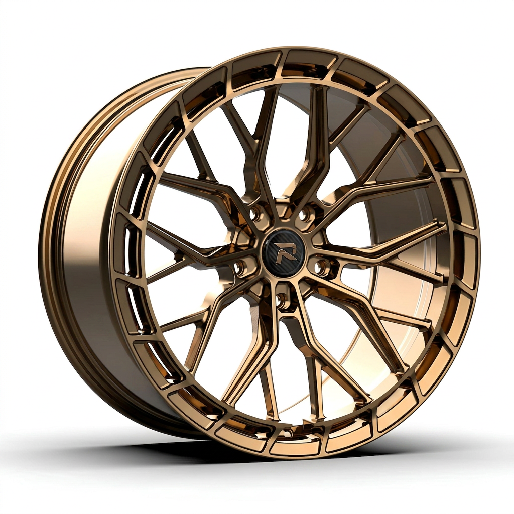 RZR CXXVI forged wheel — Tinted Bronze Chrome