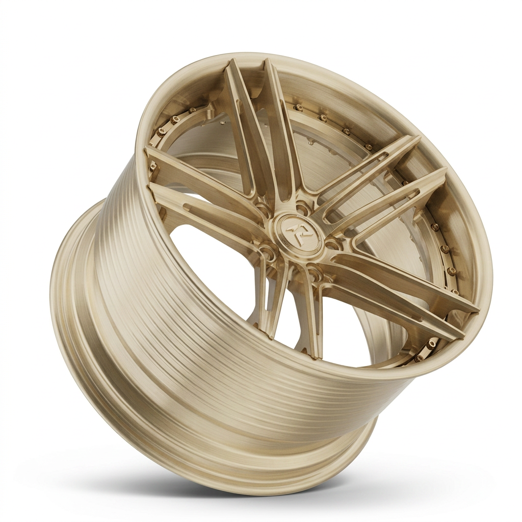 RZR LXIX forged wheel — Brushed Champagne Gold