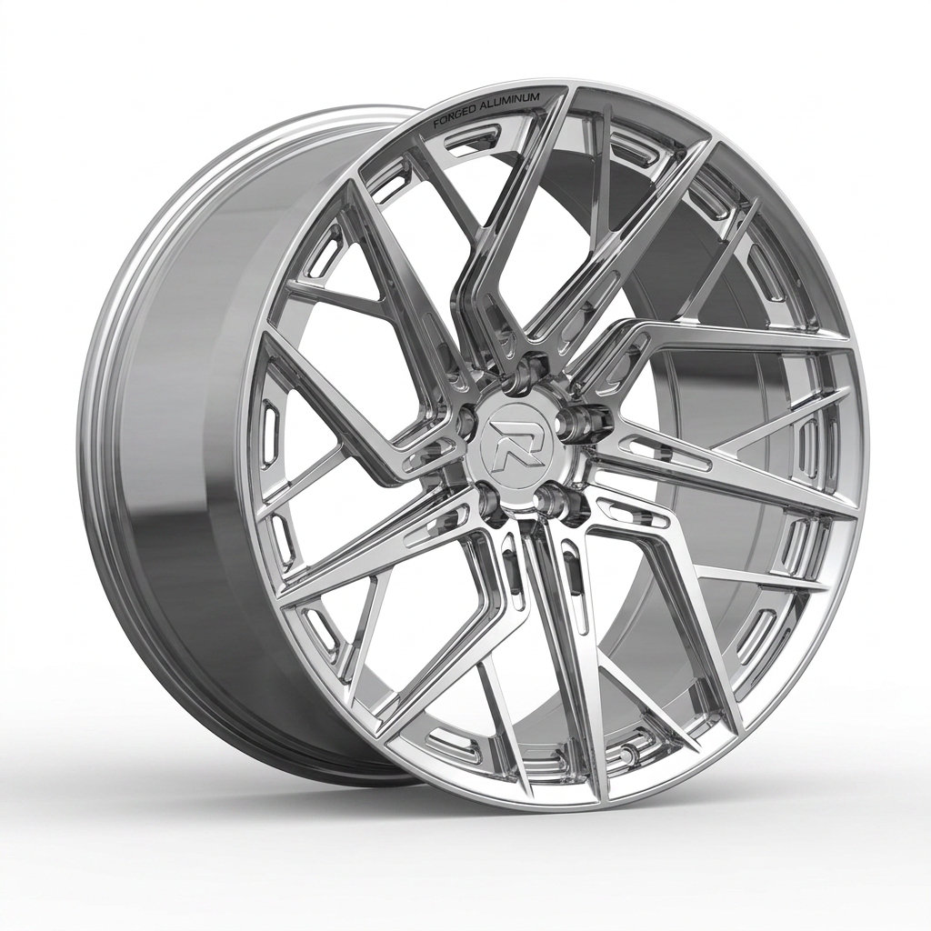 RZR CLIV forged wheel — Full Polished Chrome