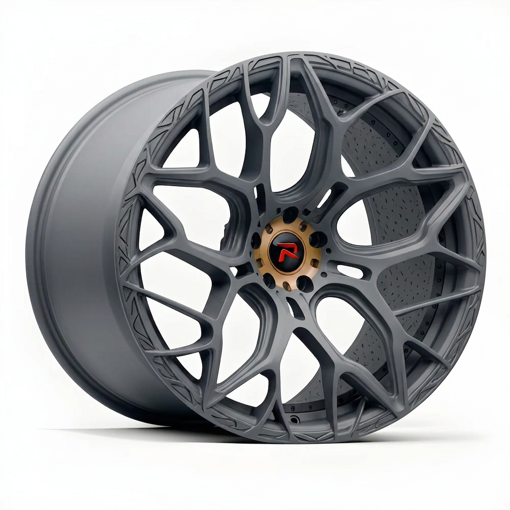RZR XVII forged wheel — Matte Nardo Grey