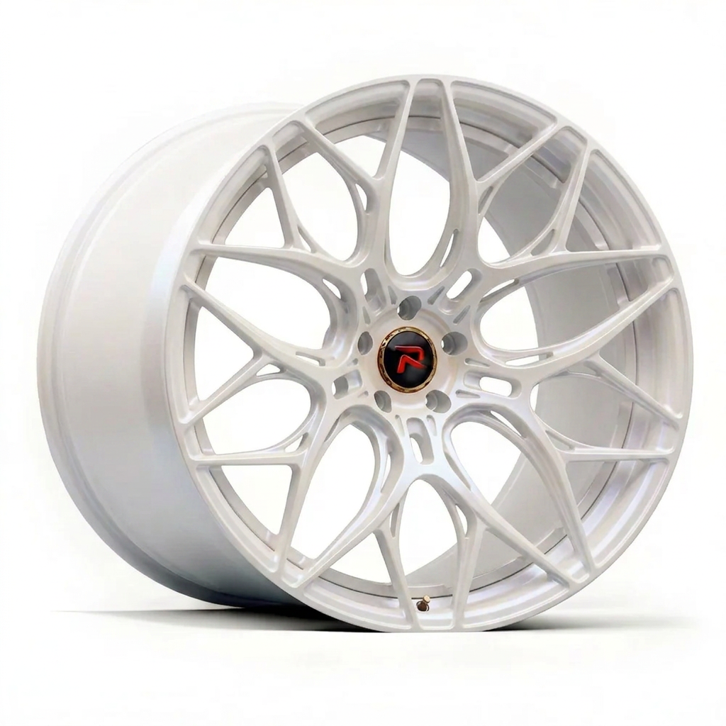 RZR LIV forged wheel — Satin White Pearl