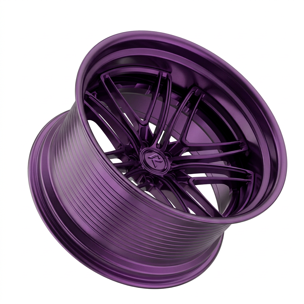RZR LXVIII forged wheel — Satin Purple Metallic