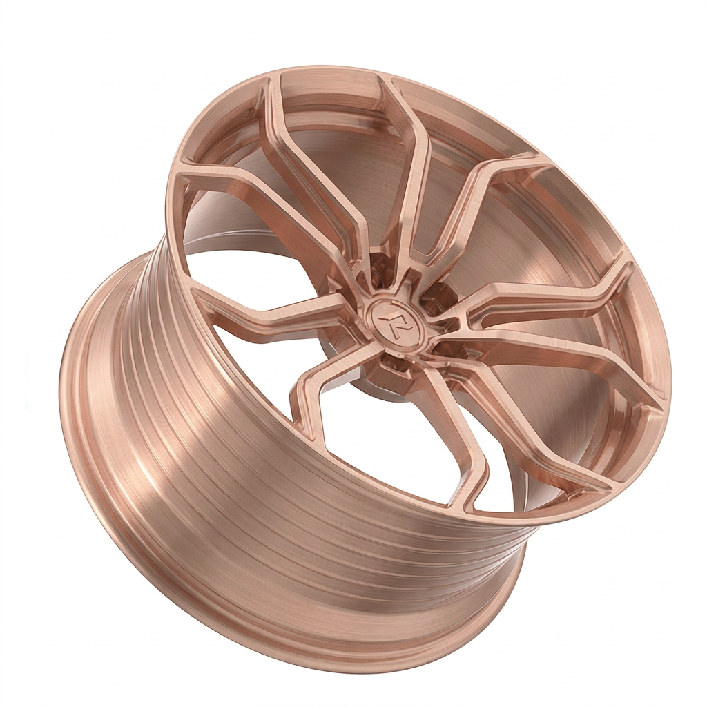 RZR LXXVII forged wheel — Brushed Rose Gold