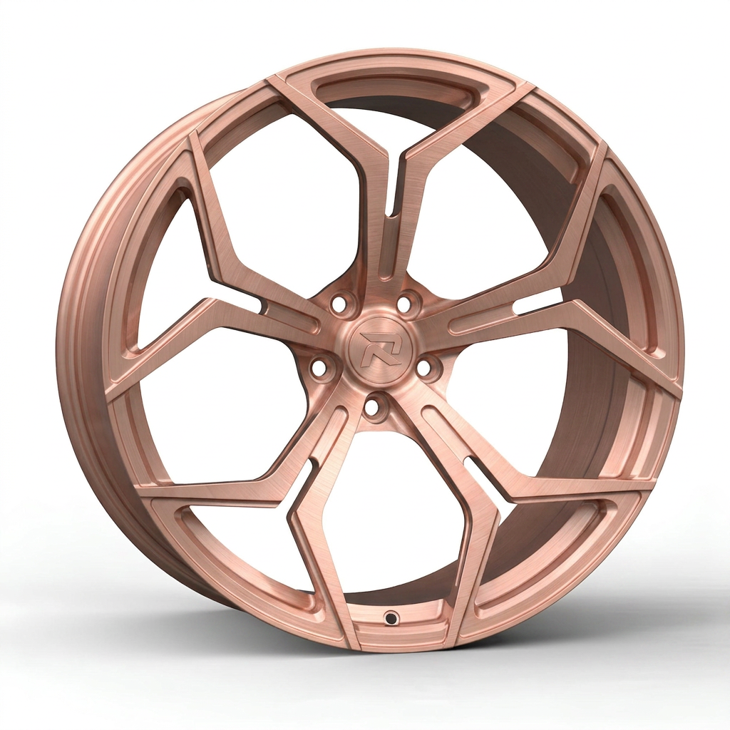 RZR CLXXV forged wheel — Brushed Rose Gold