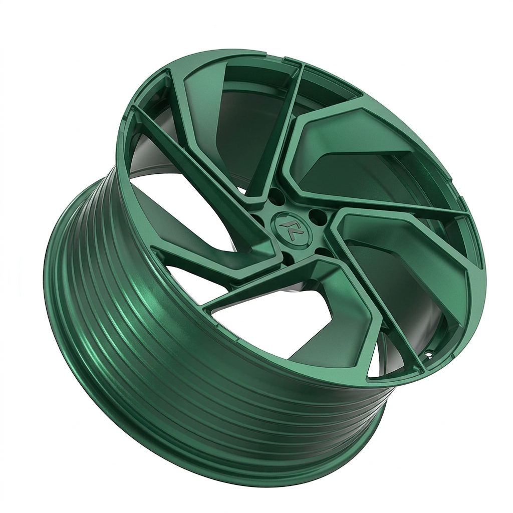 RZR LXXXI forged wheel — Satin Emerald Metallic