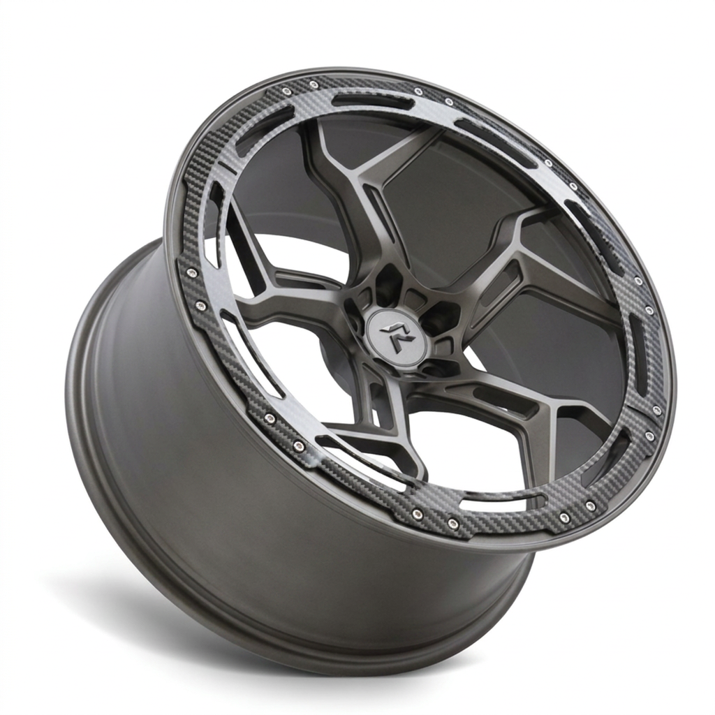 RZR LXXXVIII forged wheel — Satin Titanium Grey