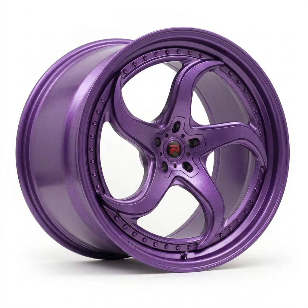 RZR XXVII forged wheel — Satin Purple Metallic