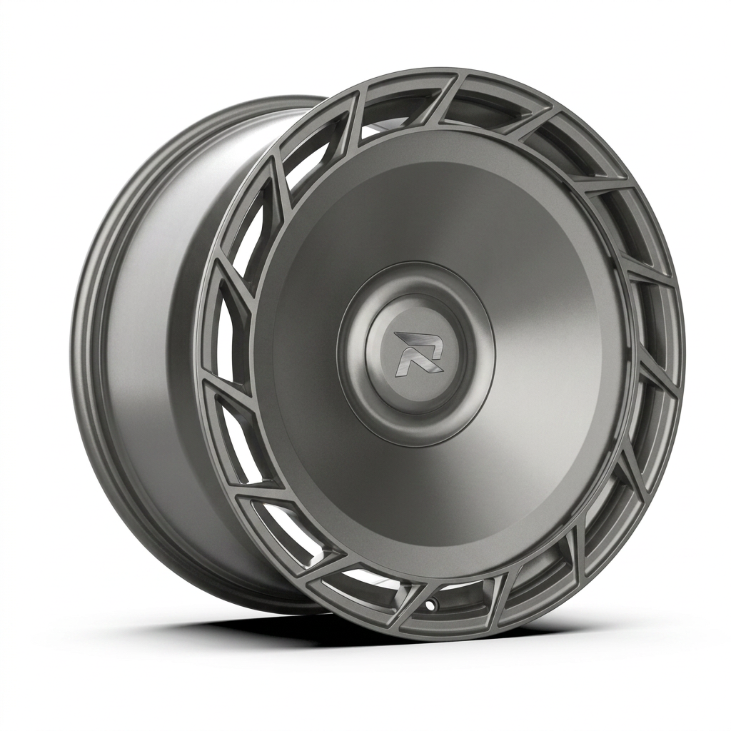 RZR CLXXXII forged wheel — Satin Titanium Grey