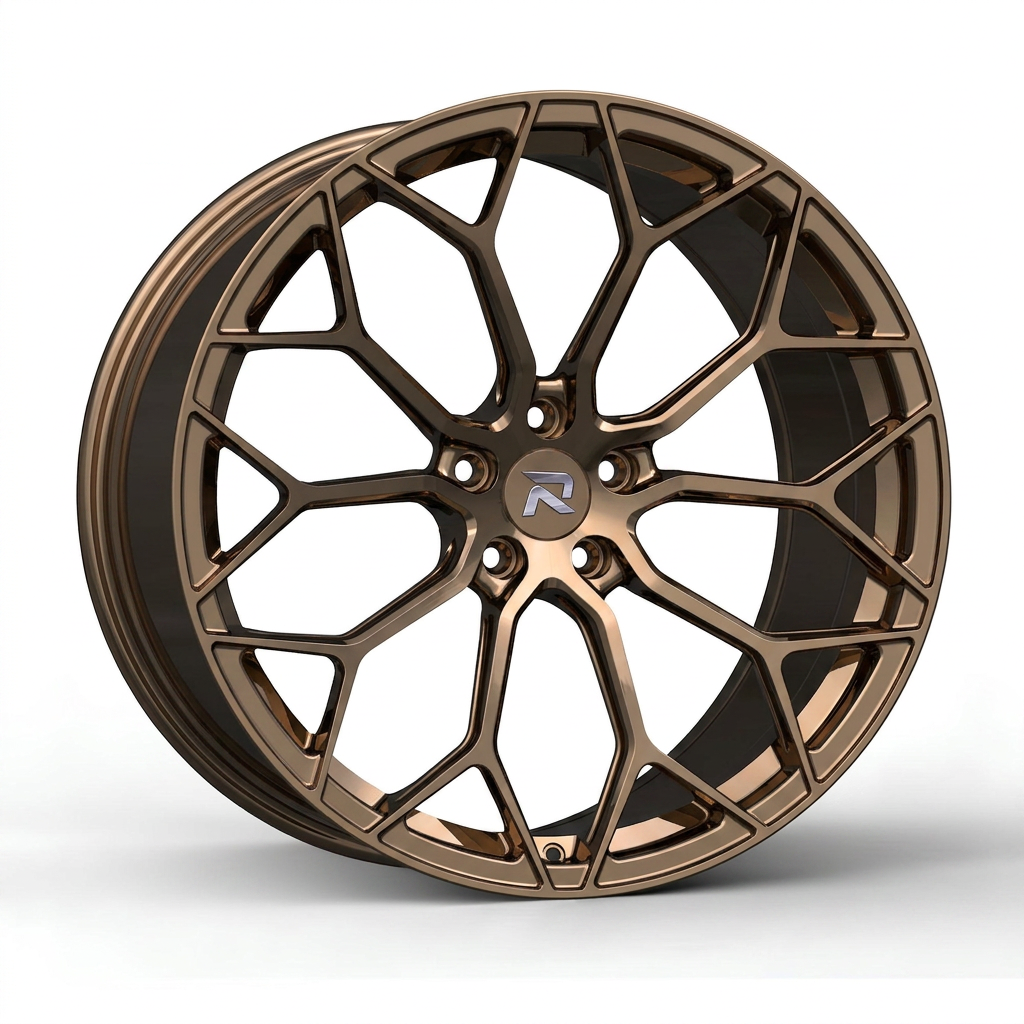RZR CLXXXVIII forged wheel — Tinted Bronze Chrome