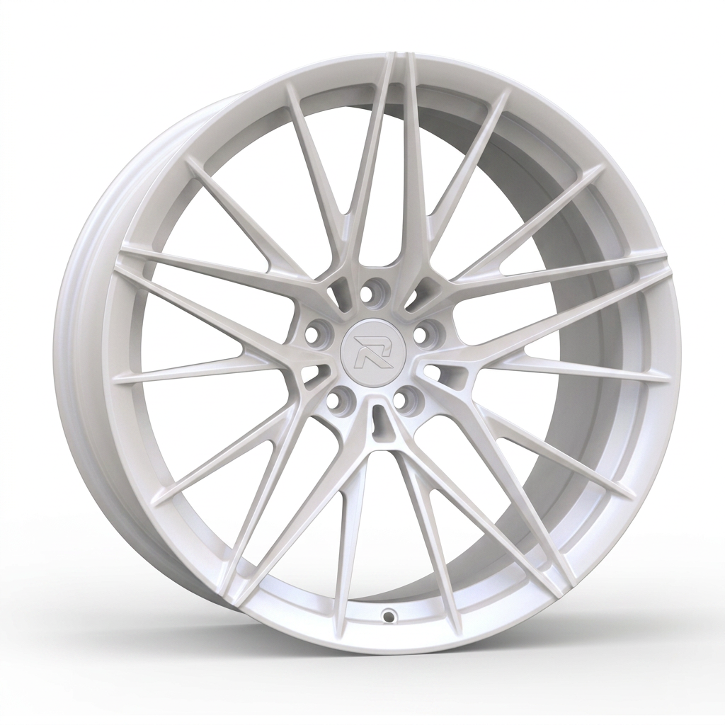 RZR CLXXXVII forged wheel — Satin White Pearl