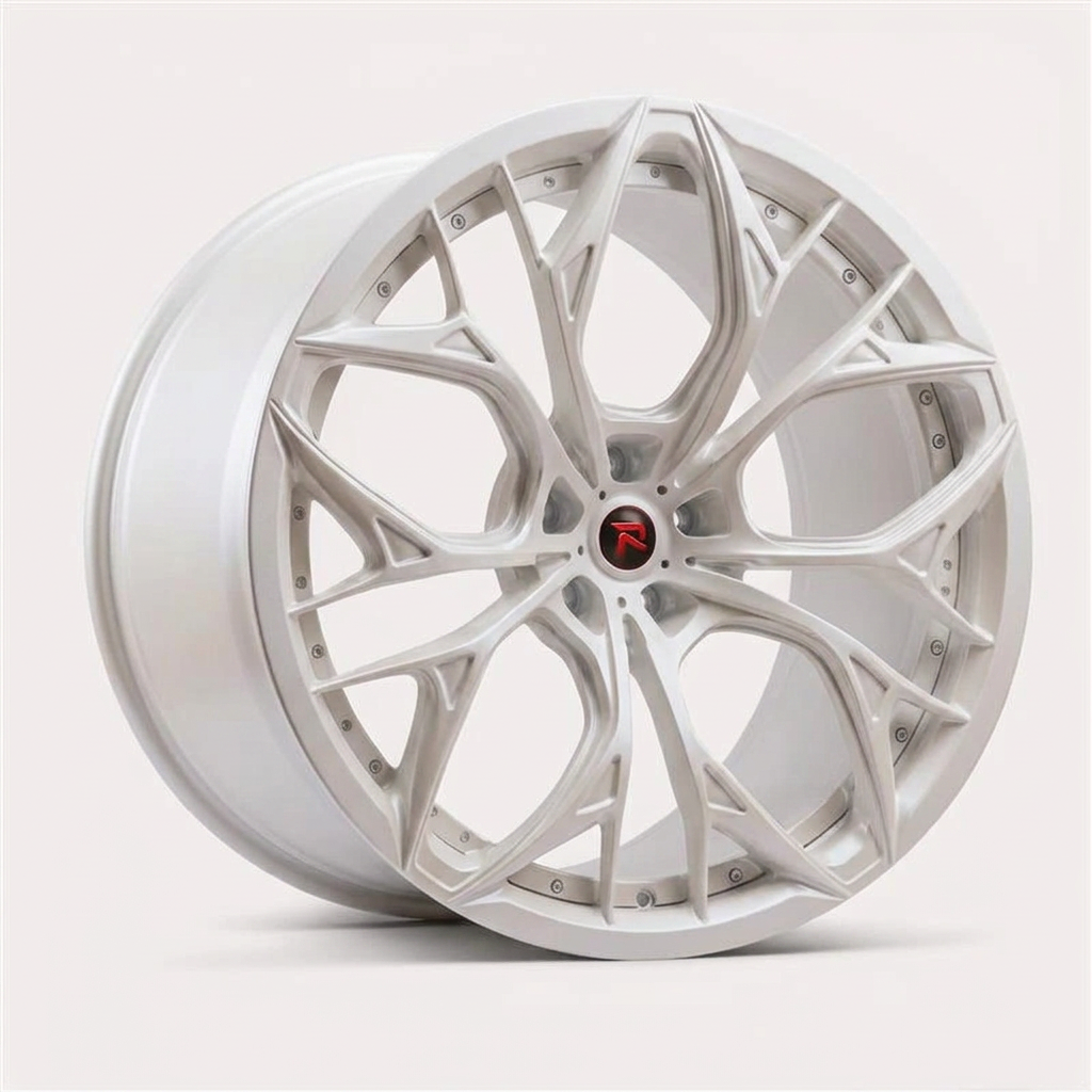 RZR XXII forged wheel — Satin White Pearl