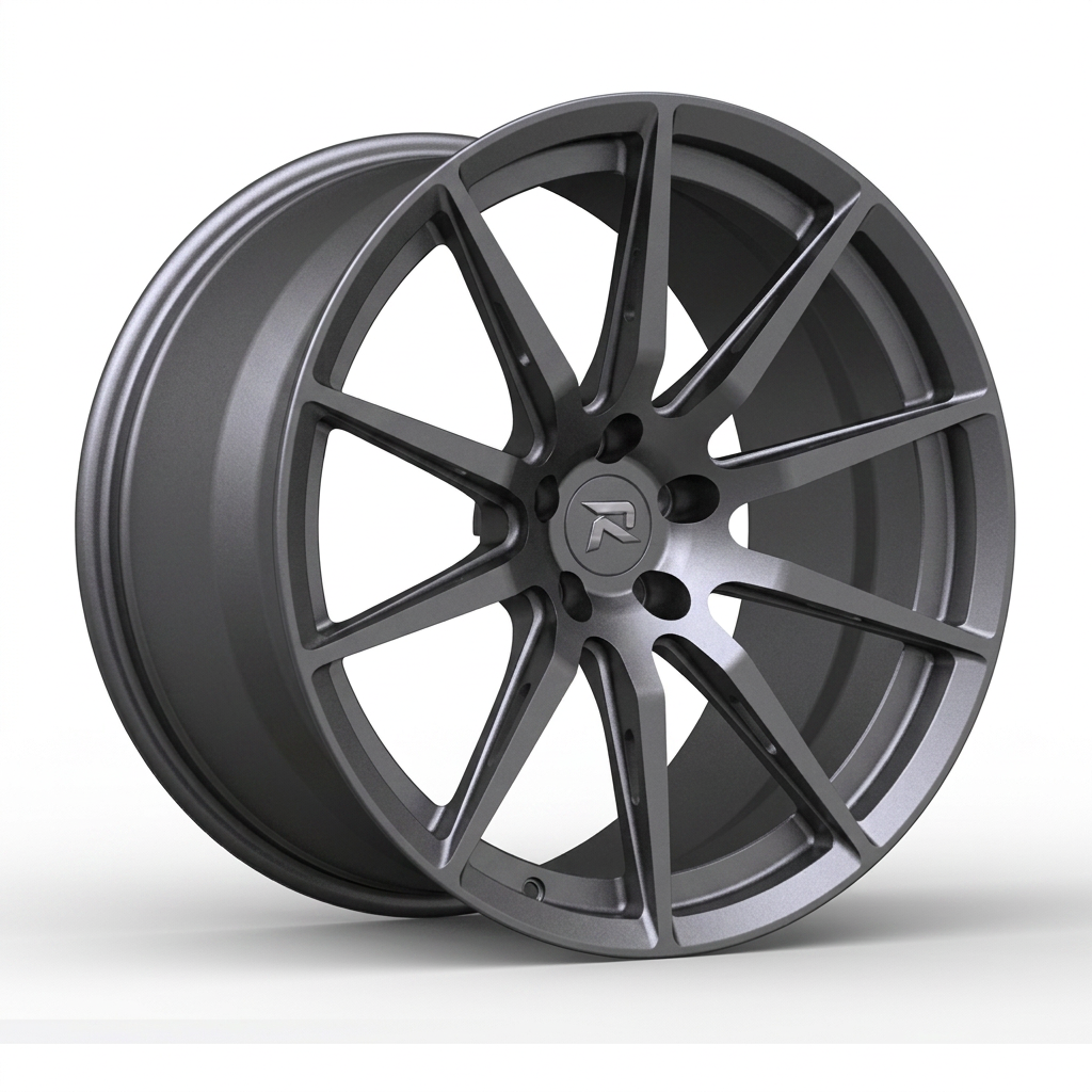 RZR CXCVIII forged wheel — Satin Gunmetal