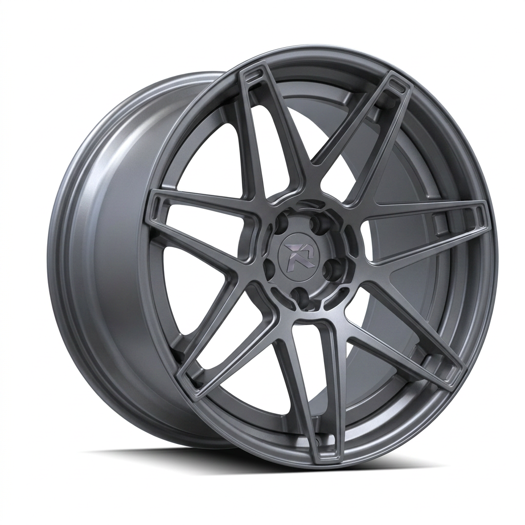 RZR XCVIII forged wheel — Satin Gunmetal