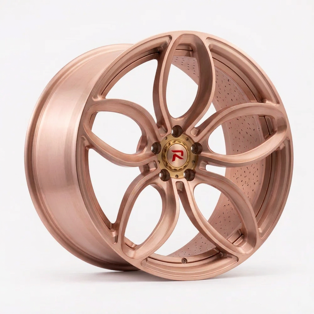 RZR XLVIII forged wheel — Brushed Rose Gold
