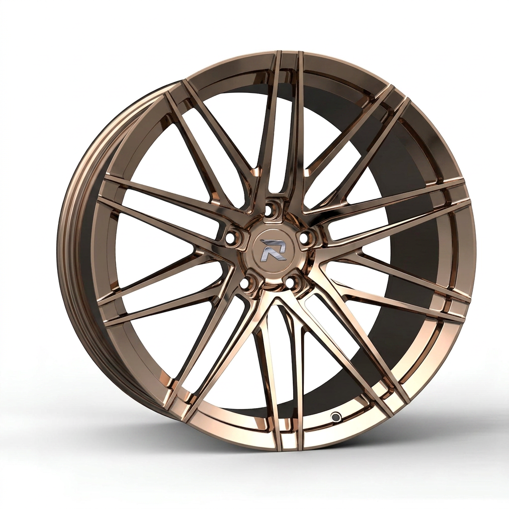 RZR CXCI forged wheel — Tinted Bronze Chrome
