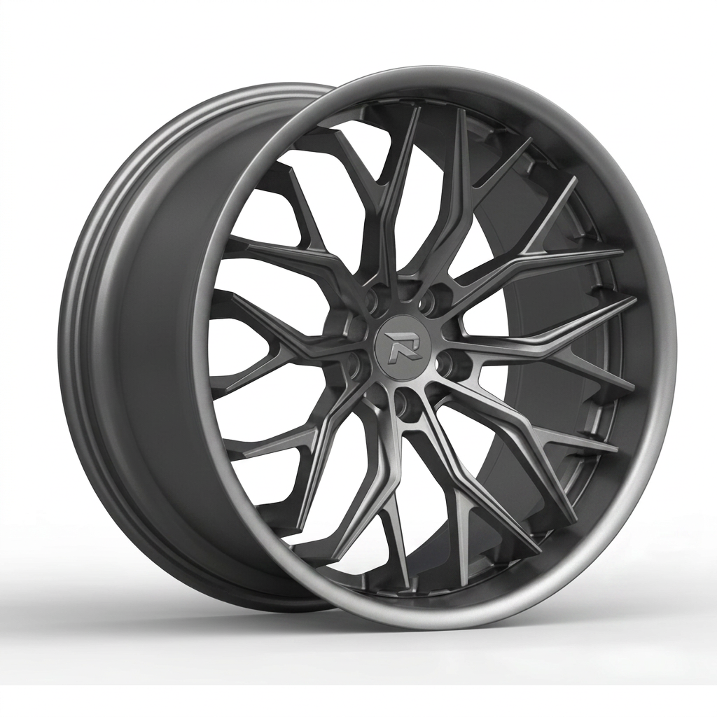 RZR CXCVI forged wheel — Satin Gunmetal