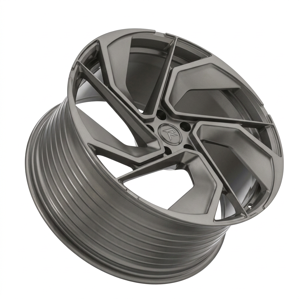 RZR LXXXI forged wheel — Satin Titanium Grey