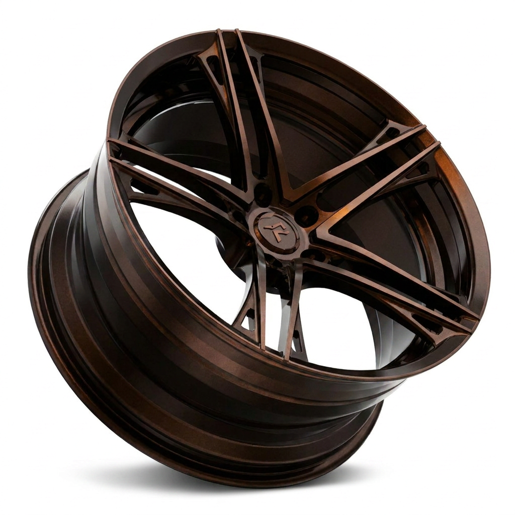 RZR V forged wheel — Gloss Bronze / Full Face & Barrel
