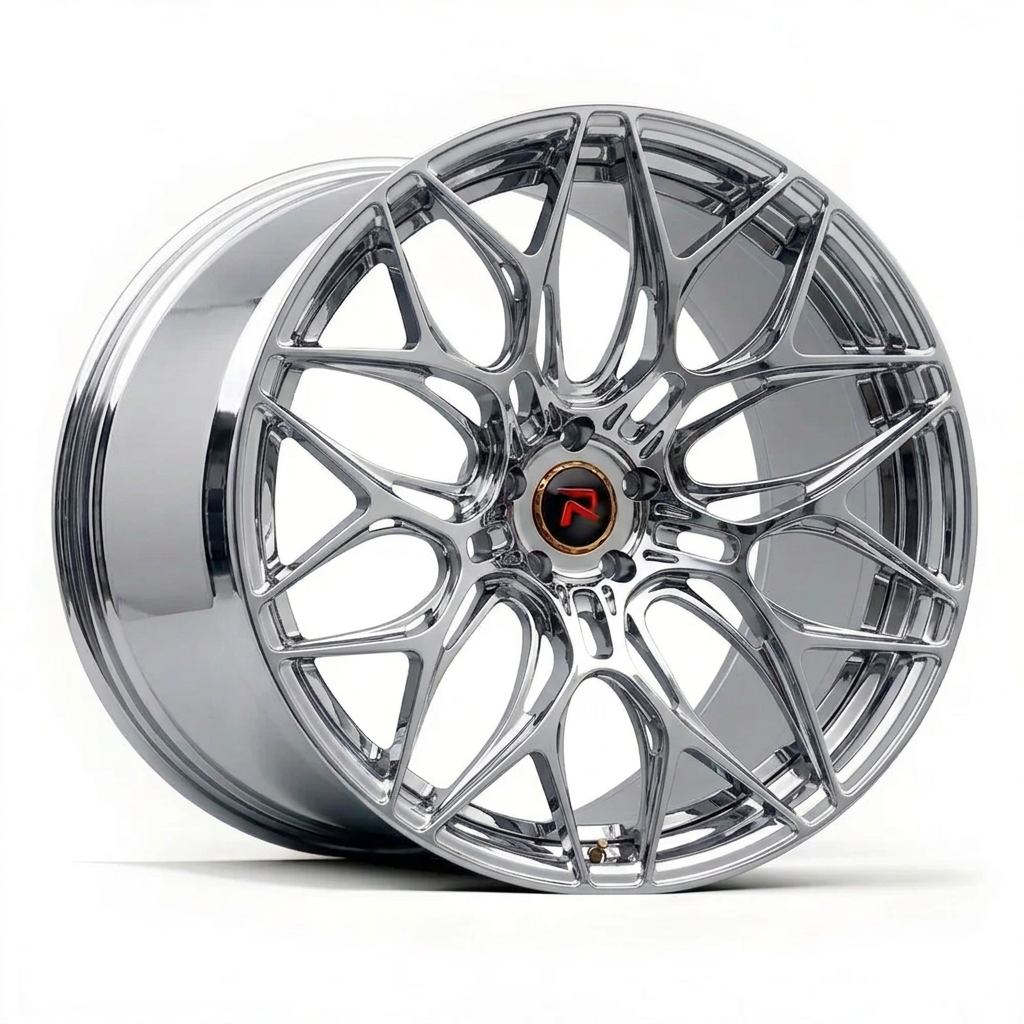 RZR XLVII forged wheel — Full Polished Chrome