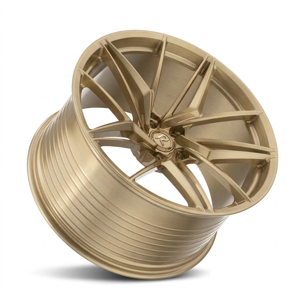 RZR LXXV forged wheel — Brushed Champagne Gold