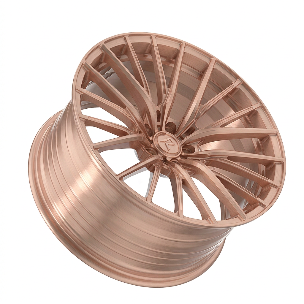 RZR LXXVI forged wheel — Brushed Rose Gold